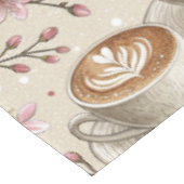 Cherry Blossom Coffee Cozy Pattern (6) テーブルクロス (アングル)