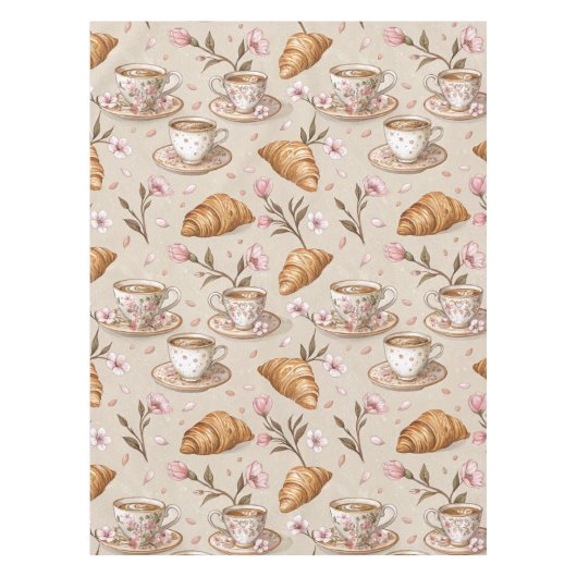 Cherry Blossom Coffee Cozy Pattern (9) テーブルクロス (正面)