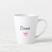 cherry blossom delicacy poise look grace custom  カフェラテマグ (右)