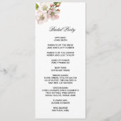 Cherry Blossom Double Sided Flat Program プログラム (裏面)