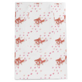 Cherry Blossom Dream: Koi Fish Art Print  ミディアムペーパーバッグ (正面)