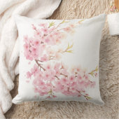 Cherry Blossom Dreams – Floral Art クッション (ブランケット)