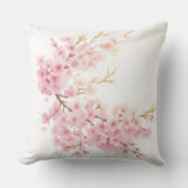 Cherry Blossom Dreams – Floral Art クッション (正面)