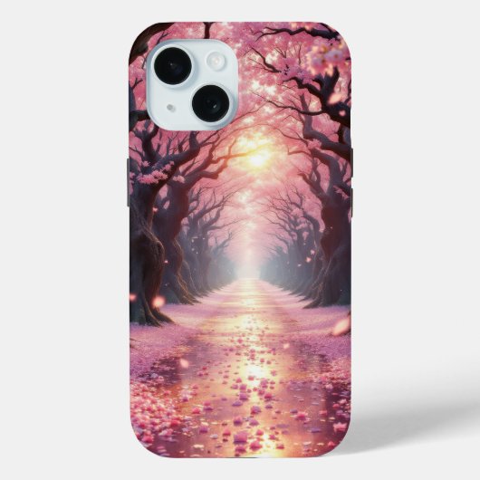 Cherry Blossom Dreams: The Path of Pink Light Case-Mate iPhoneケース (裏面)