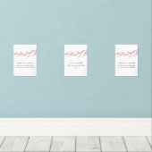 Cherry Blossom Dua Wall Art – Ramadan Wall Set (ウッドフロア)