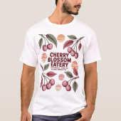 Cherry Blossom Eatery Tシャツ (正面)