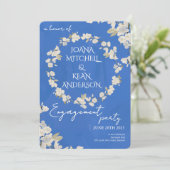 Cherry Blossom Engagement Party Invitation 招待状 (スタンド正面)