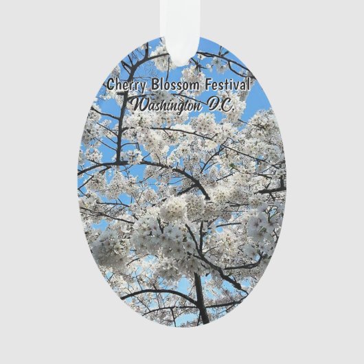 Cherry Blossom Festival Washington D.C. Souvenir オーナメント (正面)