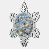 Cherry Blossom Festival Washington D.C. Souvenir スノーフレークピューターオーナメント (右)