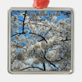 Cherry Blossom Festival Washington D.C. Souvenir メタルオーナメント (正面)
