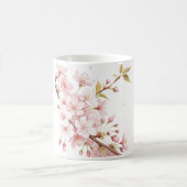 Cherry Blossom Floral Classic Mug  コーヒーマグカップ (中央)