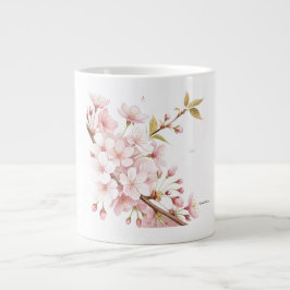 Cherry Blossom Floral Speciality Mug  ジャンボコーヒーマグカップ