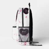 “Cherry Blossom Fuzzy Love” Print Cut Sew Bag プリントバックパック (右)