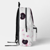 “Cherry Blossom Fuzzy Love” Print Cut Sew Bag プリントバックパック (左)