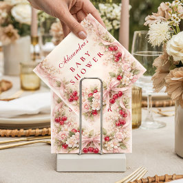 Cherry Blossom Garden Baby Shower スタンダードカクテルナプキン