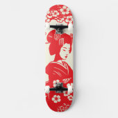Cherry Blossom Geisha II Skateboard スケートボード (正面)