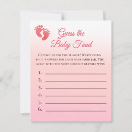 Cherry Blossom Guess the Baby Food Shower Game