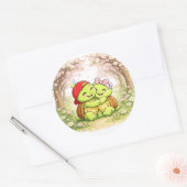 Cherry Blossom Hug ラウンドシール (封筒)