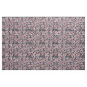 Cherry blossom in pink and blue ファブリック (ヤード)