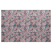 Cherry blossom in pink and blue ファブリック (ヤード)