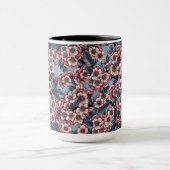 Cherry blossom in pink and blue マグカップ (中央)