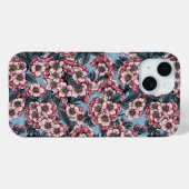 Cherry blossom in pink and blue Case-Mate iPhoneケース (裏面 (横))