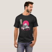 Cherry Blossom Japanese Sun Flag Sakura Tree Lands Tシャツ (正面フル)