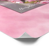 Cherry blossom "Kawazu-Zakura" ポスター (角)