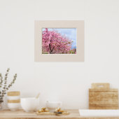 Cherry blossom "Kawazu-Zakura" ポスター (キッチン)