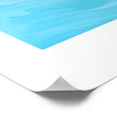 Cherry Blossom Moon Hand Painted Acrylic Poster Ar ポスター (角)