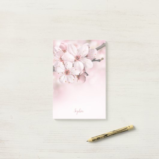 Cherry Blossom Note Pads ポストイット (デスク上)