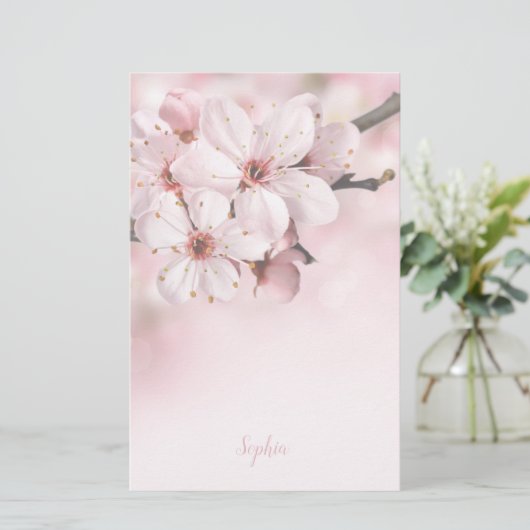 Cherry Blossom Note Pads 便箋 (スタンド正面)