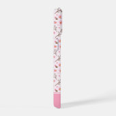 Cherry Blossom Pattern in pink tones iPhone 15ケース (右側面)