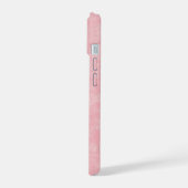 Cherry Blossom Pink Bamboo and Flora Phone Case iPhone 15ケース (左側面)
