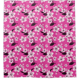 CHERRY BLOSSOM  (PINK) Shower Curtain シャワーカーテン