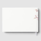 Cherry Blossom Pink White Wedding ゲストブック (裏面)