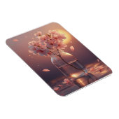 Cherry Blossom Postcard - Elegant Hand-Drawn Sakur マグネット (右側)
