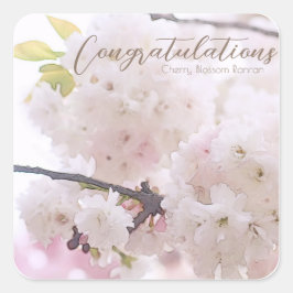 Cherry Blossom "Ranran" スクエアシール