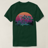 Cherry Blossom Retro 221 Tシャツ (デザイン正面)