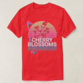 Cherry Blossom Retro Tシャツ (デザイン正面)