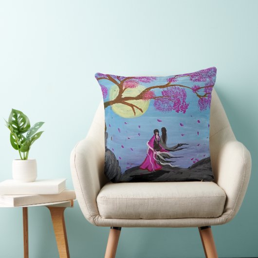 Cherry Blossom Romance Decor Pillow クッション (椅子)