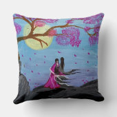 Cherry Blossom Romance Decor Pillow クッション (裏面)