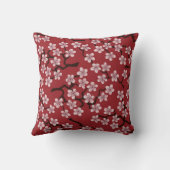 Cherry blossom  sakura blossoming  flowers elegant クッション (裏面)