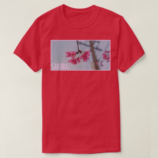 Cherry Blossom Sakura Graphic Tシャツ (デザイン正面)