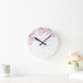 Cherry Blossom Sakura Japanese Art Tote  ラウンド壁時計 (ホーム)