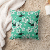 CHERRY BLOSSOM - SAKURA (MINT) クッション (ブランケット)
