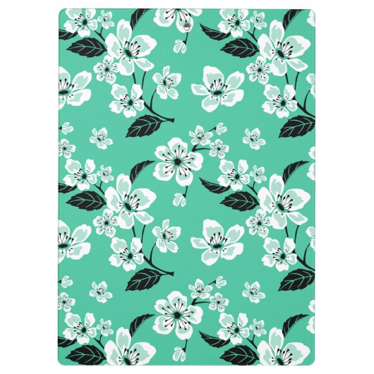 CHERRY BLOSSOM - SAKURA (MINT) クリップボード (裏面)