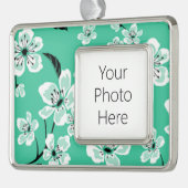 CHERRY BLOSSOM - SAKURA (MINT) シルバープレートフレームオーナメント (左)