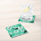 CHERRY BLOSSOM - SAKURA (MINT) スクエアペーパーコースター (インサイチュ)