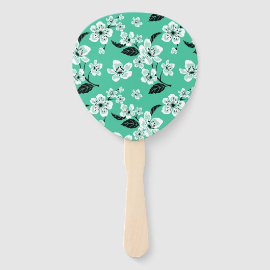 CHERRY BLOSSOM - SAKURA (MINT) ハンドファン (裏面)